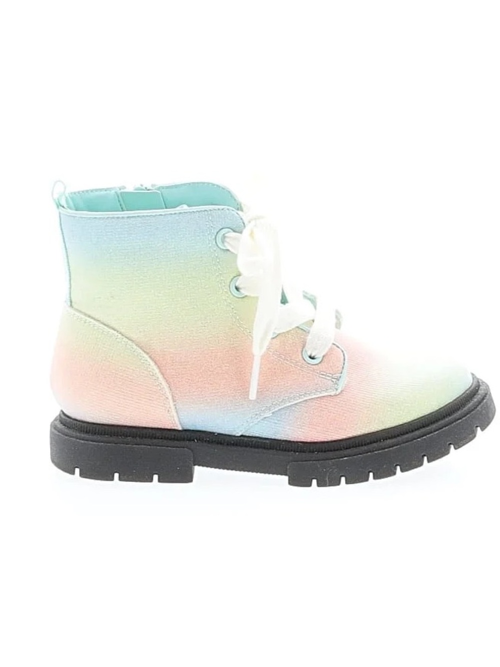 Cat & Jack Rainbow Combat Boots 12C